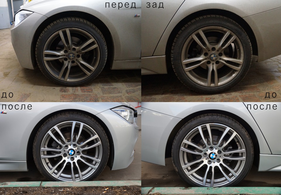 Результат установки Eibach PRO-KIT E10-20-031-03-22 для BMW F30