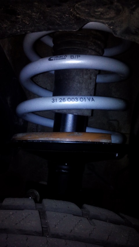 Передняя ось в сборе Лифт пружины Eibach Pro-Lift-Kit E30-26-003-01-22 на Renault Duster